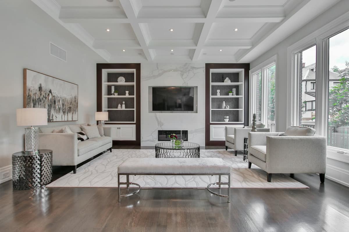 A bright, welcoming med-spa reception and waiting area